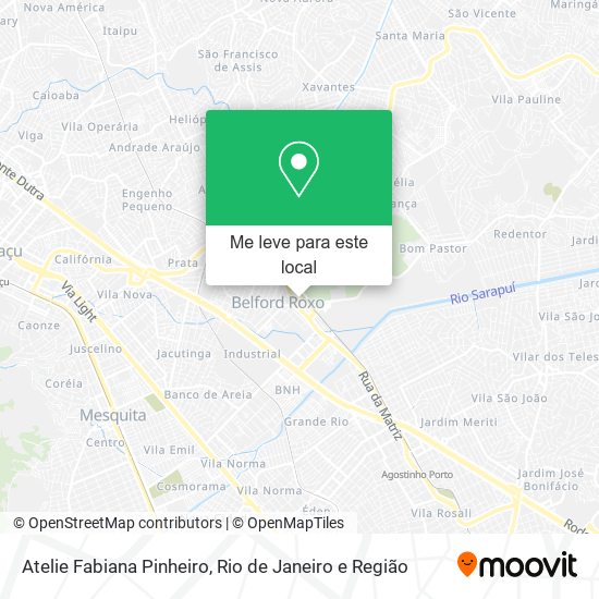 Atelie Fabiana Pinheiro mapa