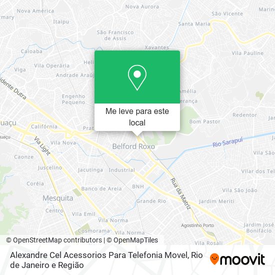 Alexandre Cel Acessorios Para Telefonia Movel mapa