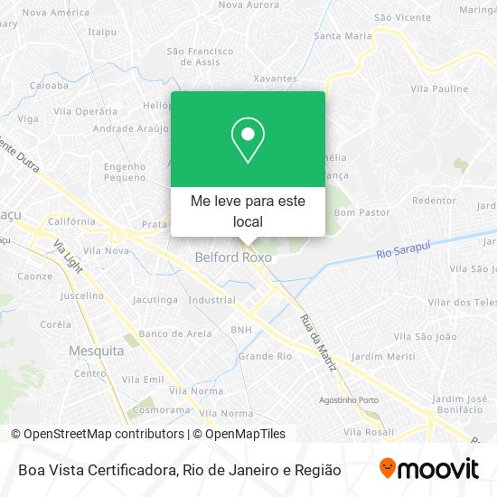 Boa Vista Certificadora mapa