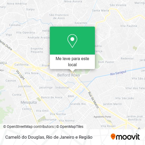 Camelô do Douglas mapa