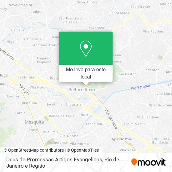 Deus de Promessas Artigos Evangelicos mapa