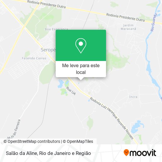 Salão da Aline mapa