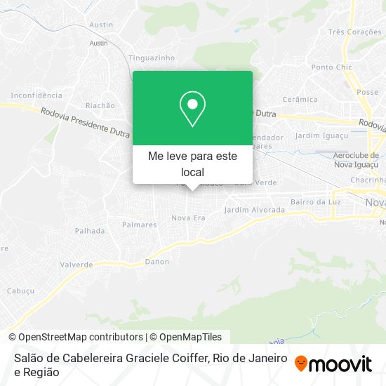 Salão de Cabelereira Graciele Coiffer mapa