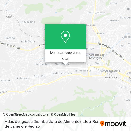 Atlas de Iguacu Distribuidora de Alimentos Ltda mapa