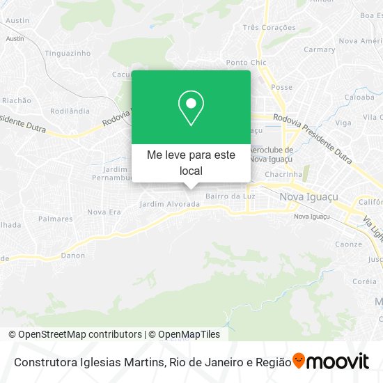 Construtora Iglesias Martins mapa
