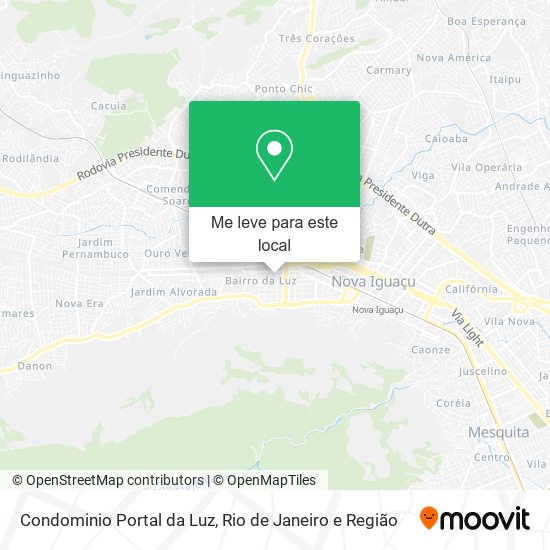 Condominio Portal da Luz mapa