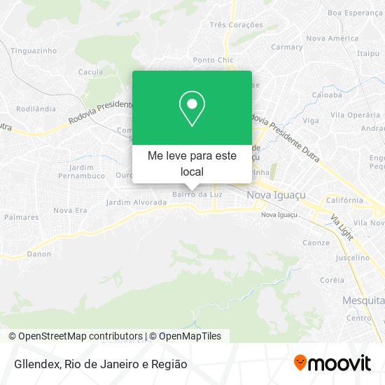 Gllendex mapa