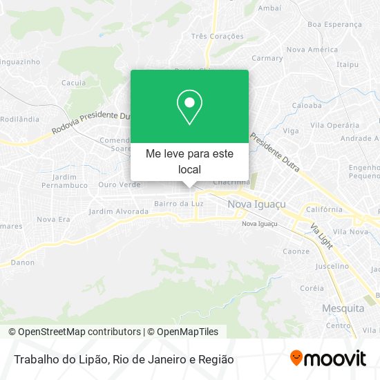 Trabalho do Lipão mapa