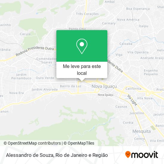 Alessandro de Souza mapa