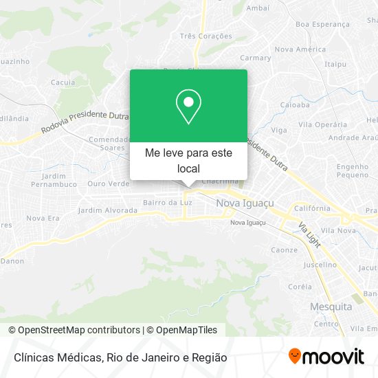 Clínicas Médicas mapa