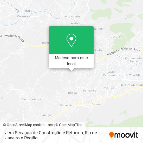 Jers Serviços de Construção e Reforma mapa