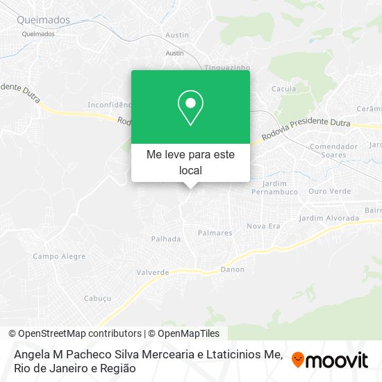 Angela M Pacheco Silva Mercearia e Ltaticinios Me mapa