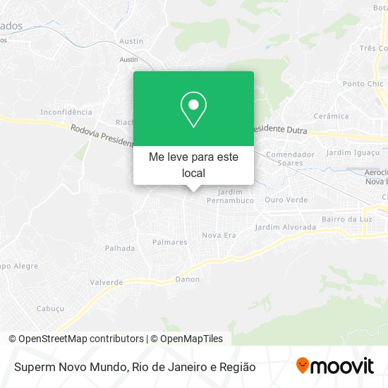 Superm Novo Mundo mapa