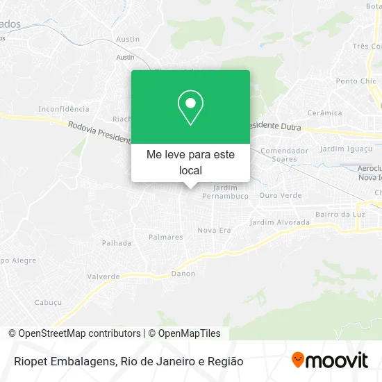 Riopet Embalagens mapa