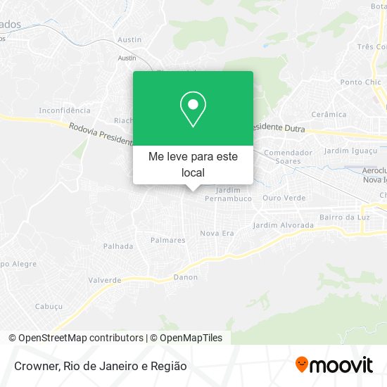 Crowner mapa