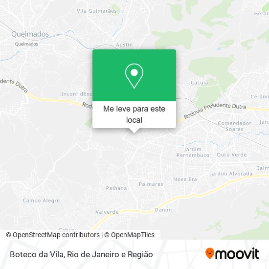 Boteco da Vila mapa