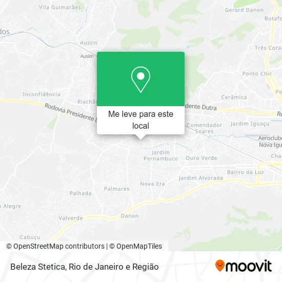 Beleza Stetica mapa