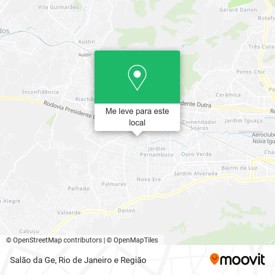 Salão da Ge mapa