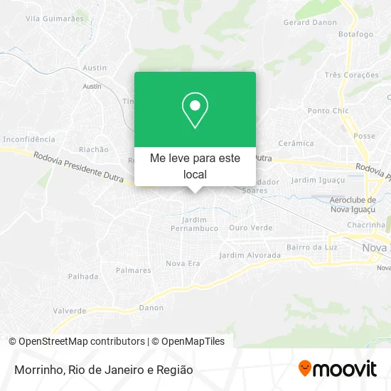 Morrinho mapa