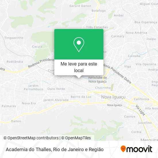 Academia do Thalles mapa