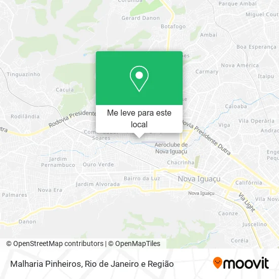 Malharia Pinheiros mapa