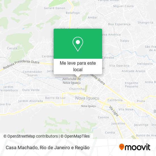 Casa Machado mapa