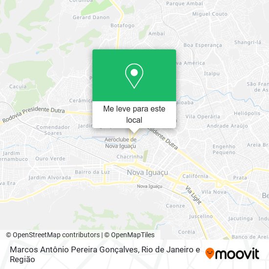 Marcos Antônio Pereira Gonçalves mapa