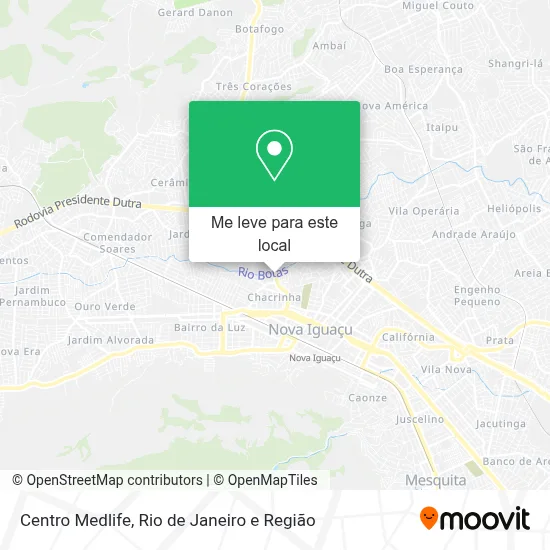 Centro Medlife mapa