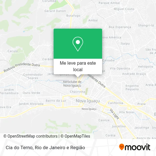 Cia do Terno mapa