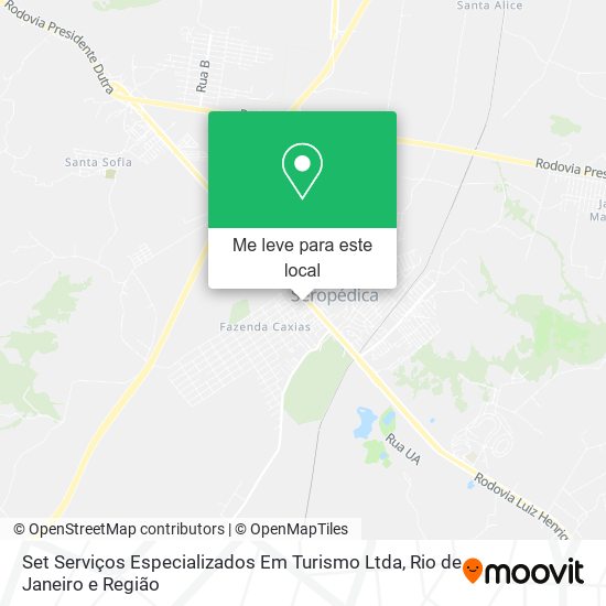 Set Serviços Especializados Em Turismo Ltda mapa