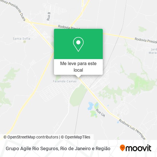 Grupo Agile Rio Seguros mapa