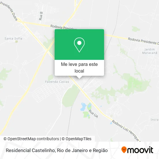 Residencial Castelinho mapa
