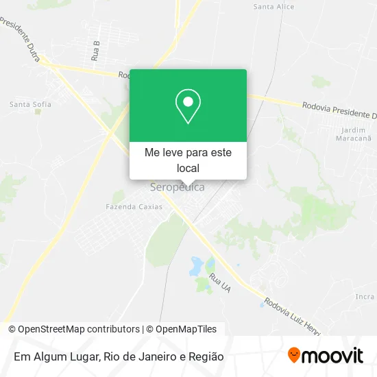 Em Algum Lugar mapa