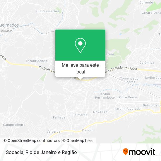 Socacia mapa