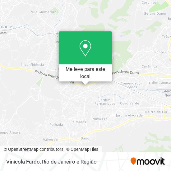 Vinícola Fardo mapa
