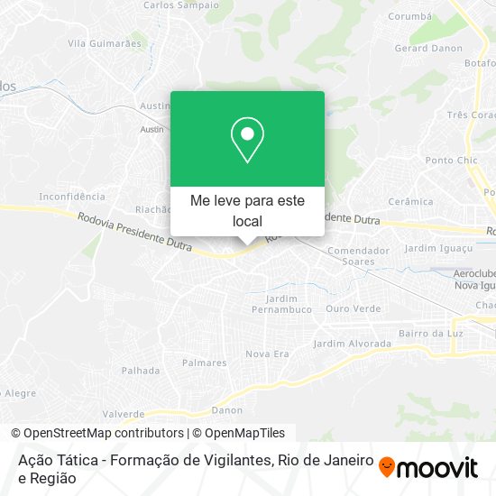 Ação Tática - Formação de Vigilantes mapa