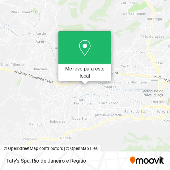 Taty's Spa mapa