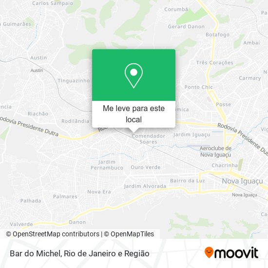 Bar do Michel mapa