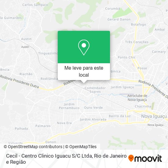 Cecil - Centro Clinico Iguacu S / C Ltda mapa