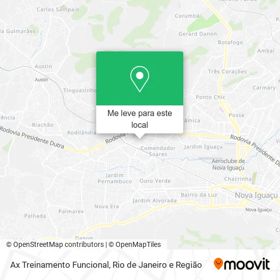 Ax Treinamento Funcional mapa