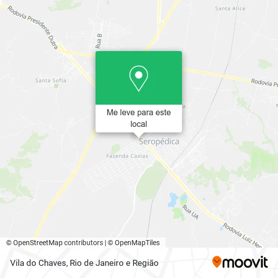 Vila do Chaves mapa