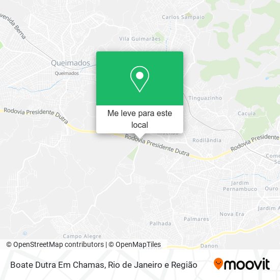 Boate Dutra Em Chamas mapa