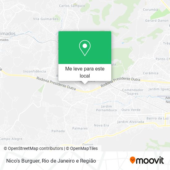 Nico's Burguer mapa