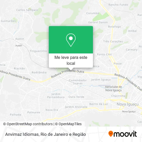 Anvimaz Idiomas mapa
