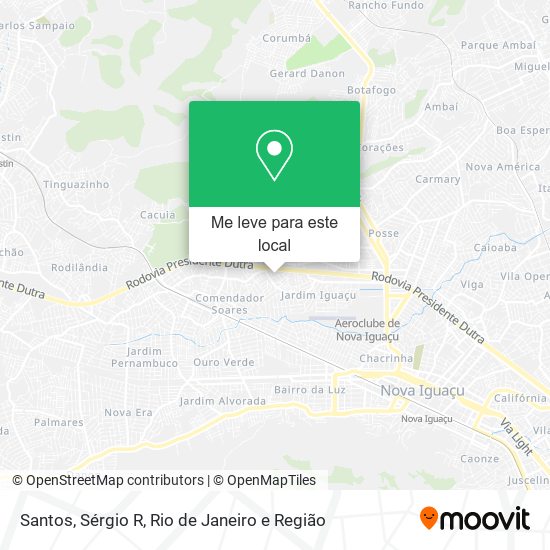 Santos, Sérgio R mapa