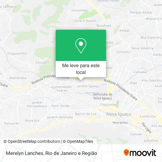 Merelyn Lanches mapa