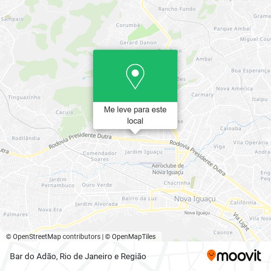 Bar do Adão mapa