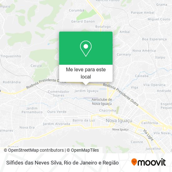 Silfides das Neves Silva mapa