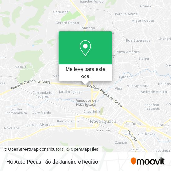 Hg Auto Peças mapa