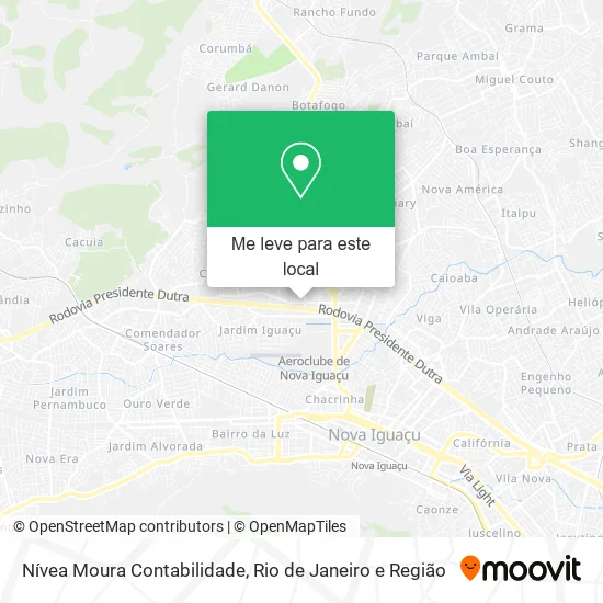 Nívea Moura Contabilidade mapa